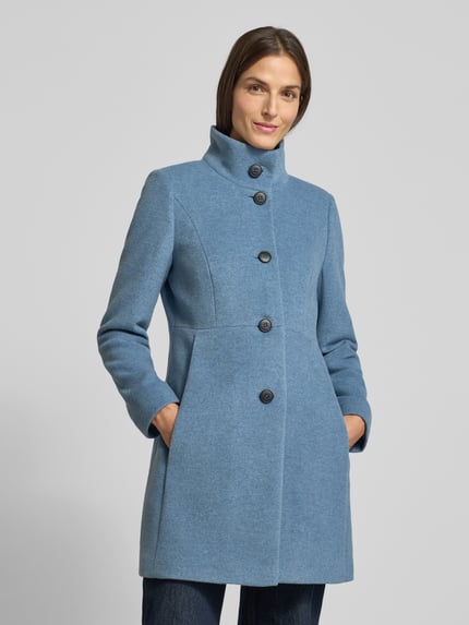 FUCHS SCHMITT Mantel mit Knopfleiste Hellblau 4