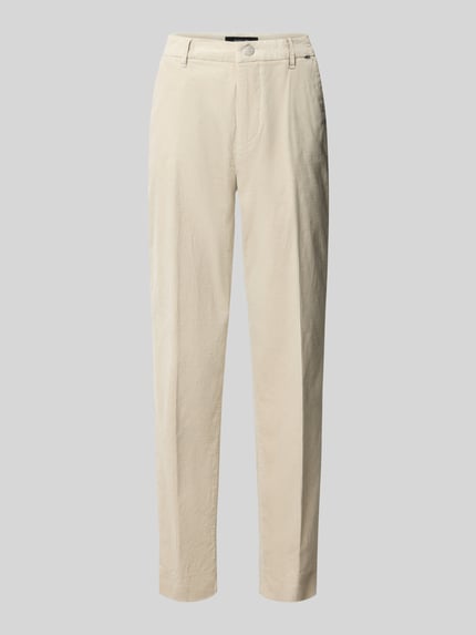 Marc Cain Cordhose mit aufgeschlagenem Saum Offwhite 2