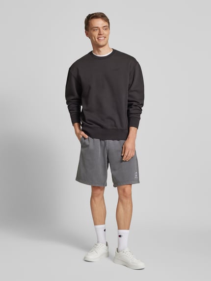 Champion Regular Fit Bermudas mit Label-Stitching Anthrazit 1