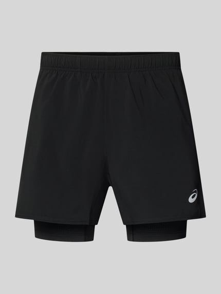 Shorts im 2-in-1-Look mit Logo Shop The Look MANNEQUINE