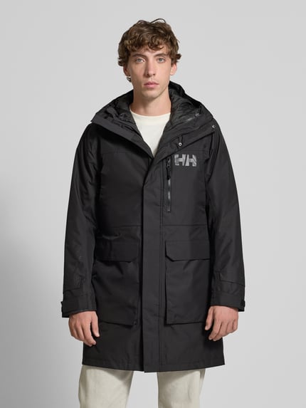 Helly Hansen Parka met labelprint Zwart - 4
