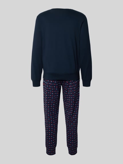 Emporio Armani Pyjama mit Logo-Stitching Marine 3