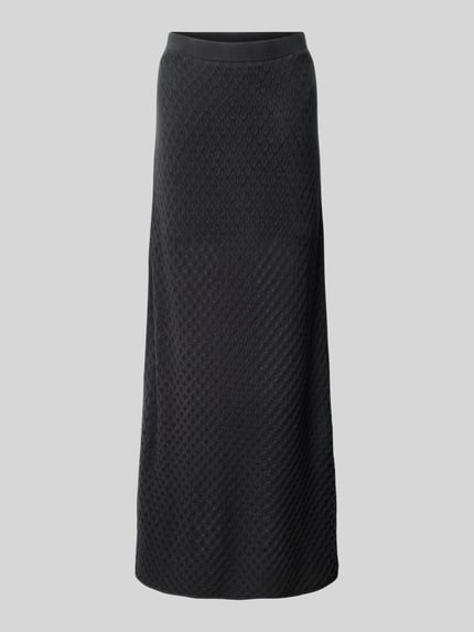 Jake*s Collection Maxirok met structuurmotief Zwart - 2