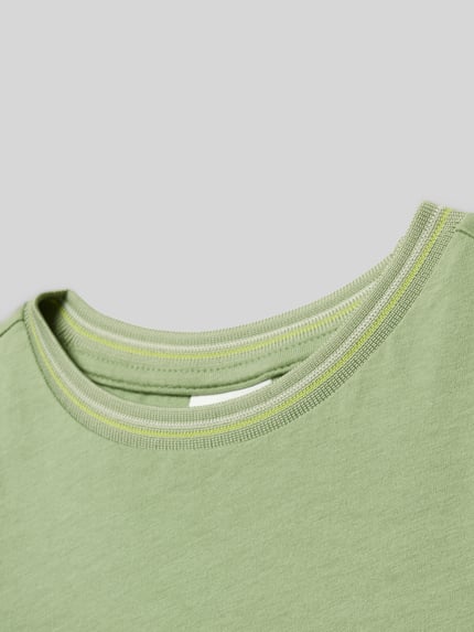 Productfoto, Regular Fit T-shirt uit puur katoen van s.Oliver RED LABEL, look: effen, 3D-motiefprint, ronde hals, korte mouw, jersey