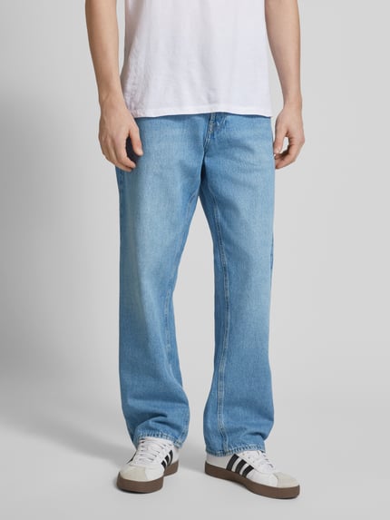 JACK & JONES Regular fit jeans in 5-pocketmodel, model 'EDDIE' Lichtblauw - 4
