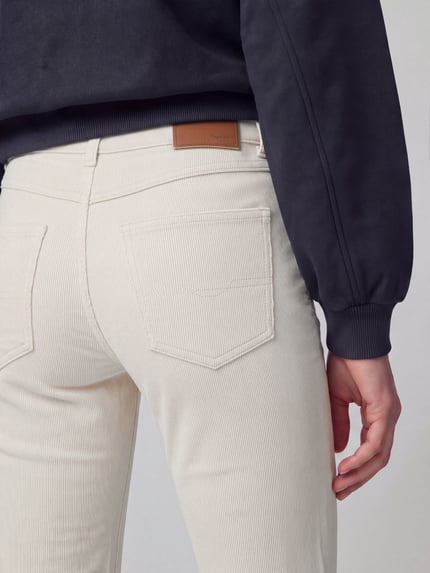 Pepe Jeans Cordhose mit ausgestelltem Bein Beige 3
