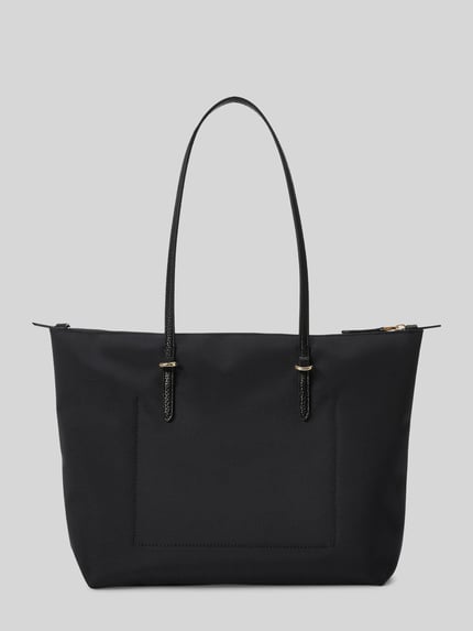 Lauren Ralph Lauren Torebka do ręki z detal z logo Czarny 5