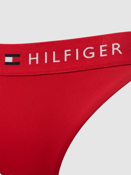 Tommy Hilfiger Bikinibroekje met zijdelingse rijgveters model 'ORIGINAL' Rood - 2