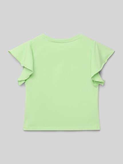NAME IT T-shirt z nadrukiem z napisem model ‘SEA’ Jasnozielony 3