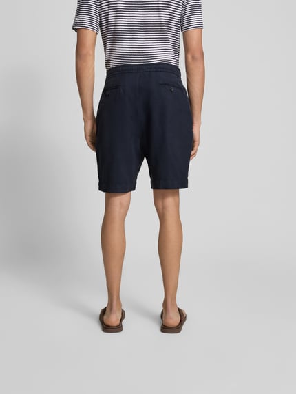 Officine Générale Chinoshorts mit elastischem Bund Marine 5