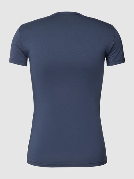 Emporio Armani T-Shirt mit Label-Print Marine 3