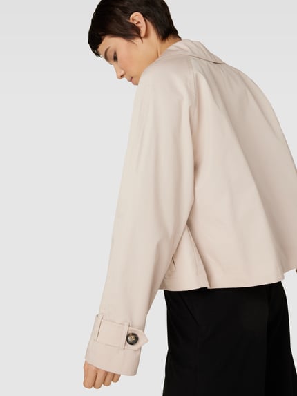 MORE & MORE Korte trenchcoat met reverskraag Zand - 3