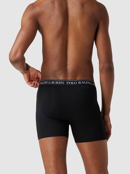 Polo Ralph Lauren Underwear Trunks aus Baumwoll-Mix im 3er-Pack Hellgrau Melange 4