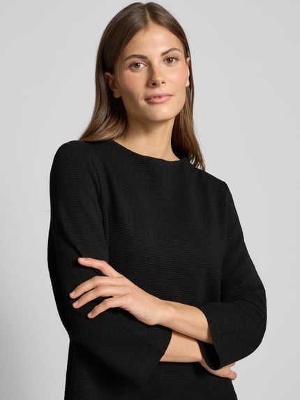 Street One Knielange jurk met structuurmotief BLACK - 3