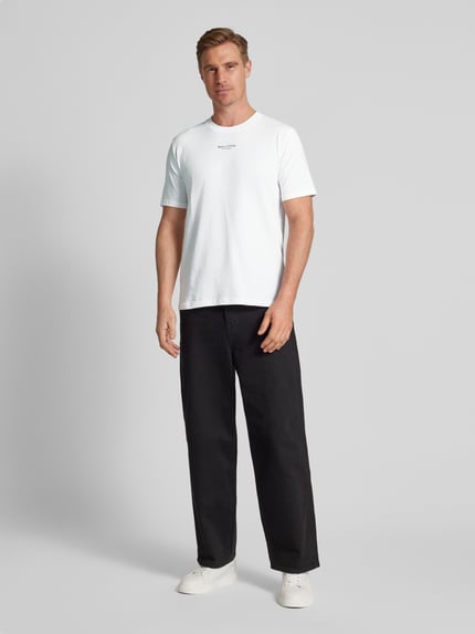 Marc O'Polo Regular Fit T-Shirt aus reiner Baumwolle Weiss 1