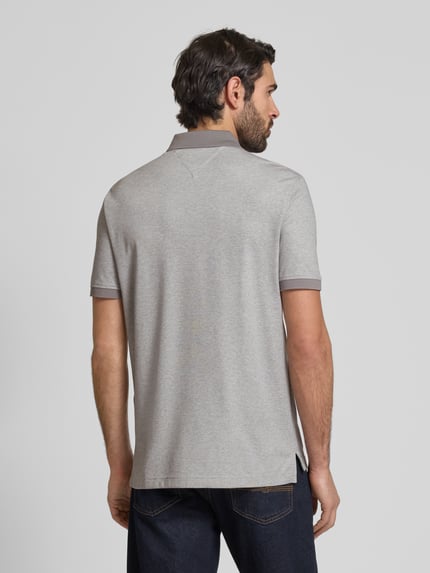 Tommy Hilfiger Regular Fit Poloshirt aus Baumwoll-Mix Mittelgrau 5