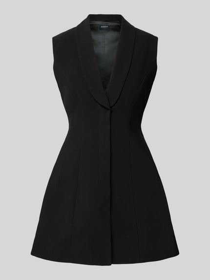 Bardot Cocktailkleid mit V-Ausschnitt Modell 'DESTENE HOURGLASS' Black 2