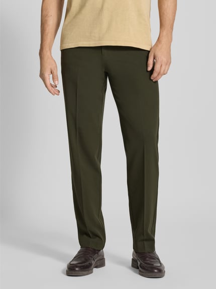 Lindbergh Relaxed Fit Stoffhose mit Bügelfalten Dunkelgruen 4