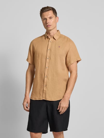 Napapijri Vrijetijdsoverhemd met knoopsluiting Beige - 4