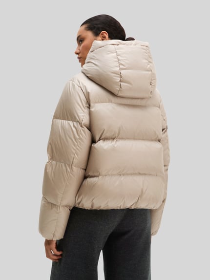 Marc O'Polo Steppjacke mit voluminöser Kapuze Stein 5