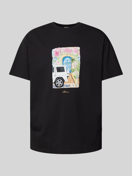 BLKVIS T-Shirt mit Label-Print Black 2