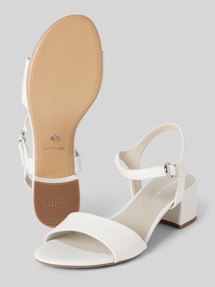 Tamaris Sandalette mit Fesselriemen Weiss 4