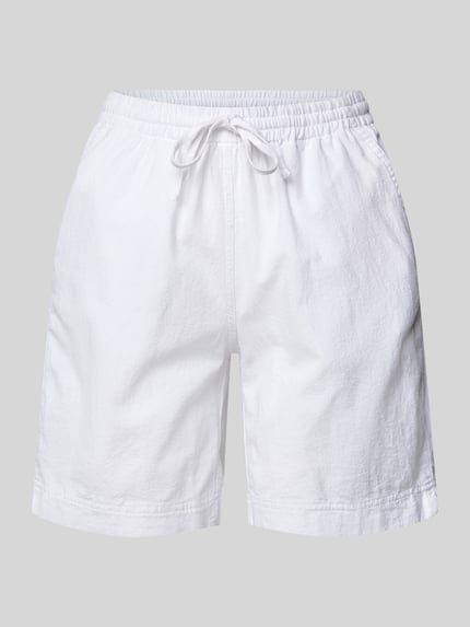 Soyaconcept Relaxed Fit Shorts mit elastischem Bund Modell 'Cissie' Weiss 2