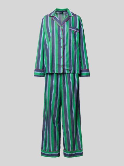 Polo Ralph Lauren Pyjama met labelstitching Groen - 1