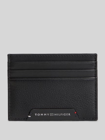 Tommy Hilfiger Portemonnaie aus echtem Rindsleder Modell 'CORP CC HOLDER' BLACK 1