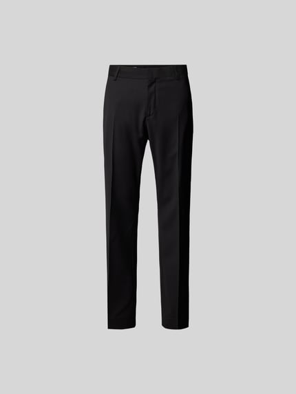 Filippa K Spodnie materiałowe o kroju slim fit z mieszanki wełny Czarny 2