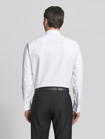 ETERNA Slim Fit Business-Hemd mit verdeckter Knopfleiste Weiss 5