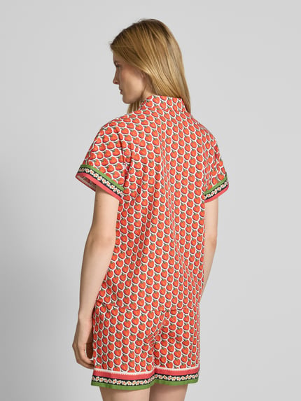 Marc Cain Regular Fit Bluse mit 1/2-Arm Koralle 5