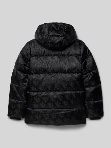 Calvin Klein Jeans Gewatteerd jack met capuchon Zwart - 3