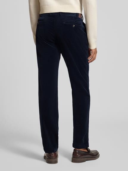 g1920 Corduroy broek met Franse steekzakken model 'Tybalt' Marineblauw - 5