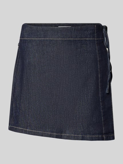 Denim Minirock mit Viskose-Anteil Modell 'Swantje' Shop The Look MANNEQUINE