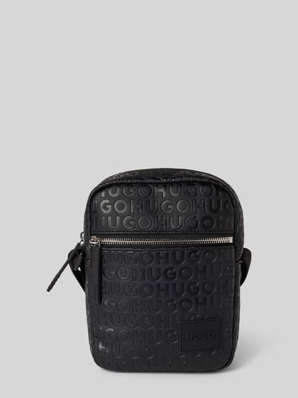 HUGO Umhängetasche mit Label Patch Modell 'ETHON' Black 2