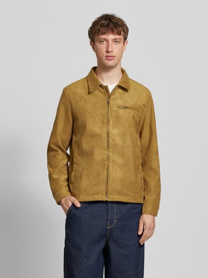 Blend Jacke in Leder-Optik Modell 'FOSSY' Camel 4
