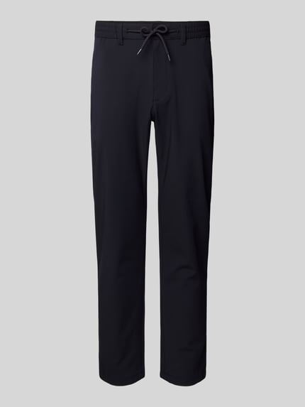 MCNEAL Tapered Fit Stoffhose mit Tunnelzug Marine 2