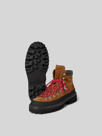 Dsquared2 Buty sznurowane z detalem z logo Beżowy 5