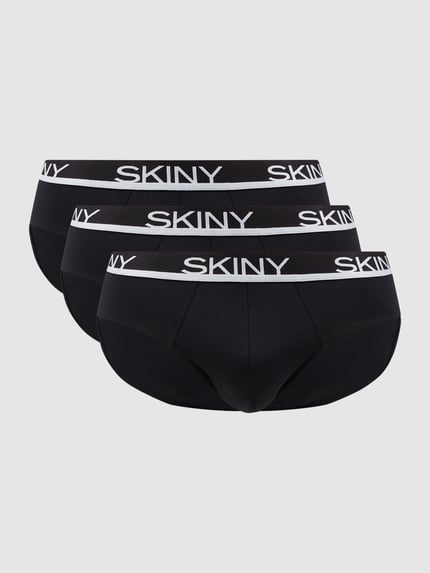 SKINY slip met stretch in set van 3 Zwart - 1