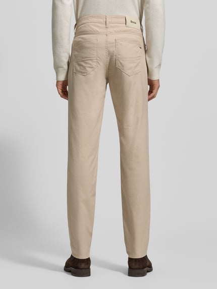 Brax Regular Fit Stoffhose mit 5-Pocket-Design Modell 'Cadiz' Beige 5