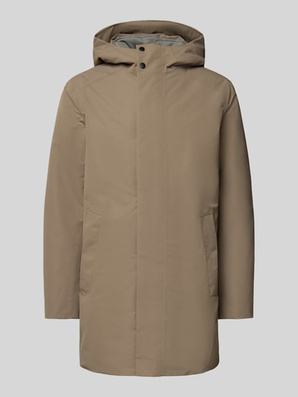 Geox Parka o kroju regular fit z kapturem model ‘DORAY’ Beżowy 2