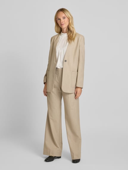 MORE Blazer met opgestikte zakken Zand - 1