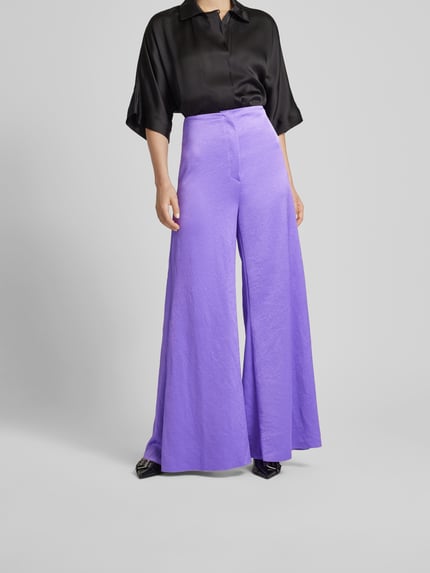 Nanushka Stoffen broek met achterzakken Paars - 4