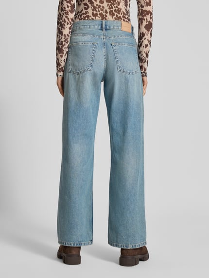 ONLY Low rise jeans van puur katoen, model 'HOPE' Jeansblauw - 5