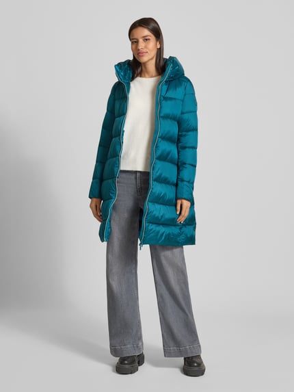 Save The Duck Steppmantel mit Stehkragen Modell 'LYSA' Petrol 1