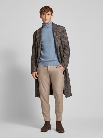 GABBA Regular Fit Cordhose mit Knopfverschluss Modell 'MONZA' Hellbraun 1