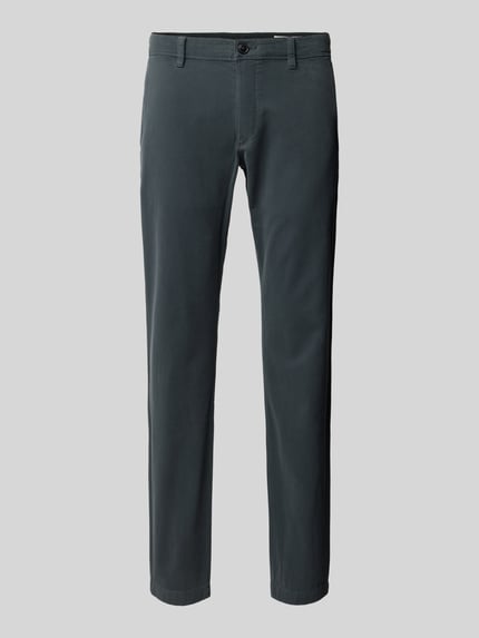 s.Oliver RED LABEL Chinosy o kroju regular fit z bawełny z dodatkiem streczu Antracytowy 2