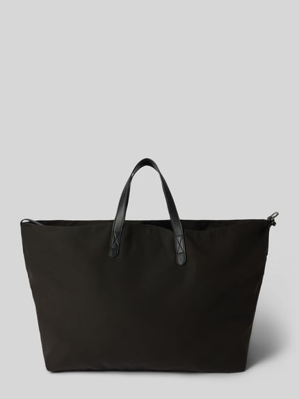 bugatti Shopper mit Label-Patch Modell 'Finn' Black 4