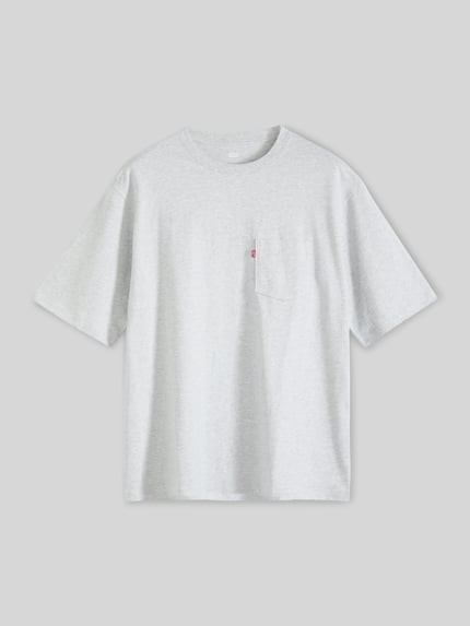 Levi's® t-shirt o kroju loose fit z czystej bawełny Jasnoszary 2